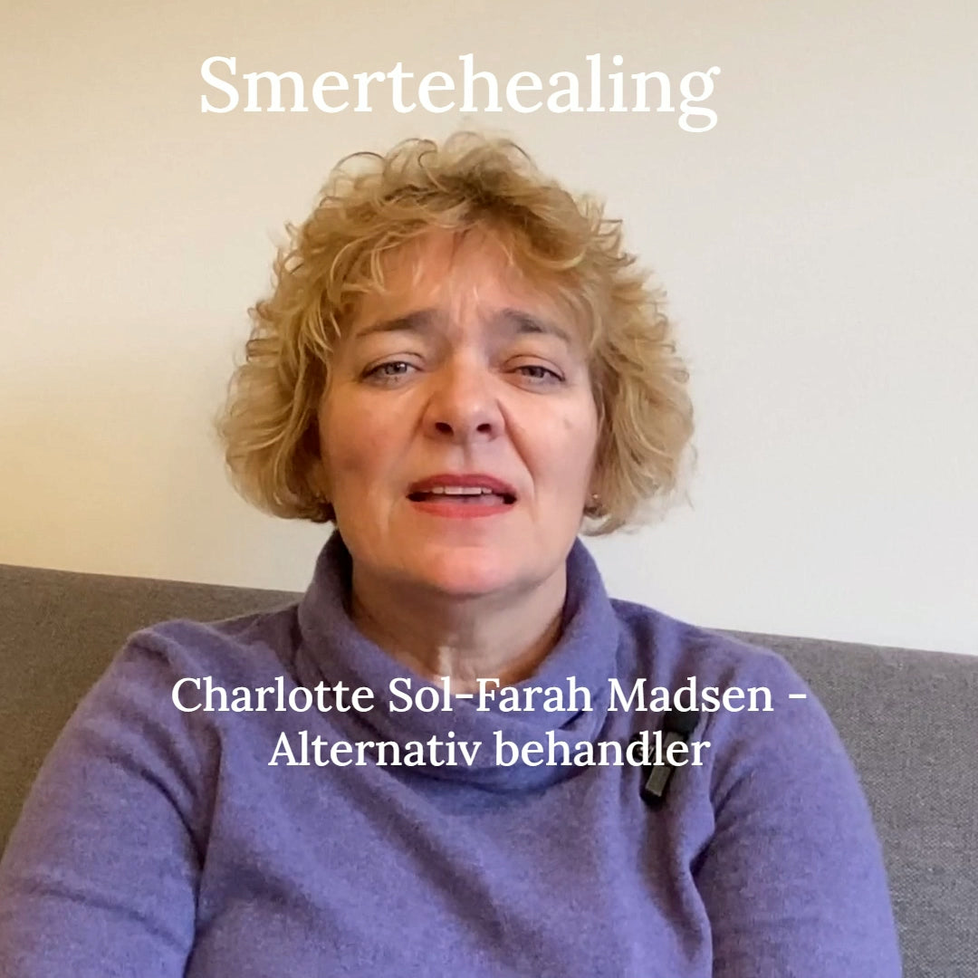 Video med Charlotte Sol-Farah Madsen der fortælle om Smertehealing