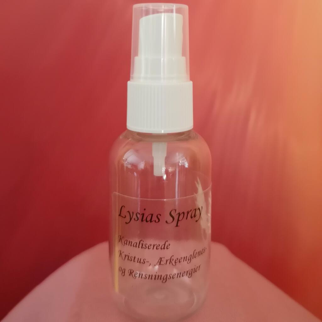 50 ml. Lysia's Spray with lotus flower in empty plastic pet bottle